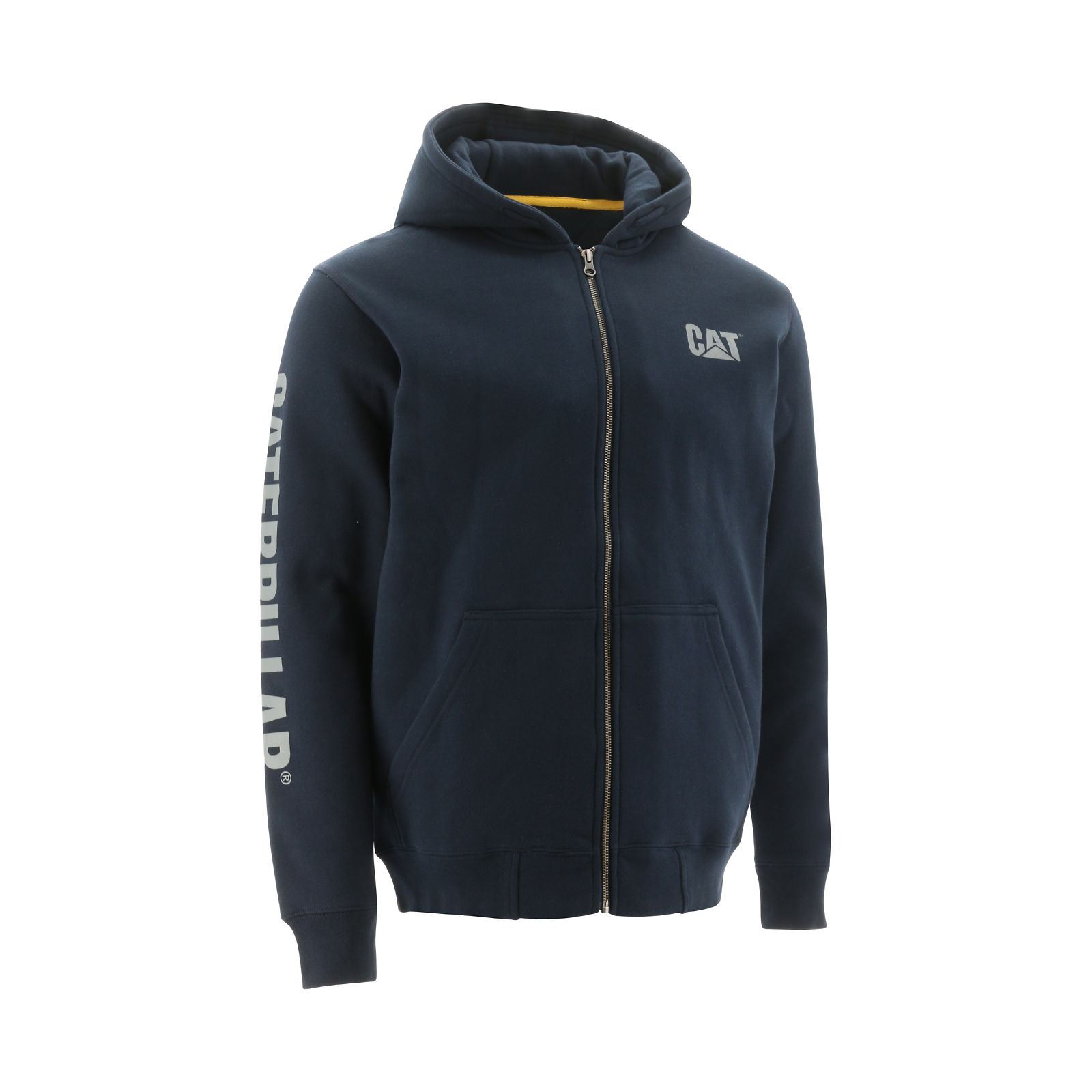 Caterpillar Men's Full Zip Hooded Sweatshirts Navy CAT-20897